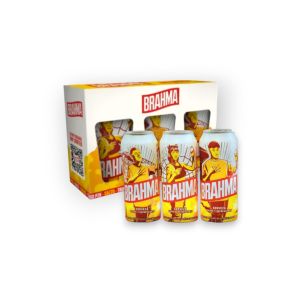 Brahma Set 3 Latas *473ml + 3 Vasos