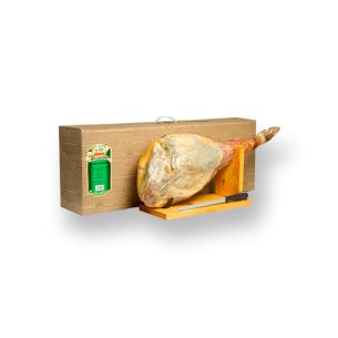  Jamon Crudo Con Hueso De 7 A 8 Kg Caja De Regalo 10/12 Meses La Alegria