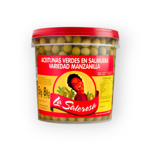 Aceitunas Verdes Manzanilla N° 00 *5kg La Salerosa