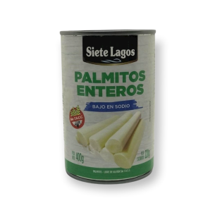 Palmitos Enteros Bajo Sodio S/tacc *400g Siete Lagos 